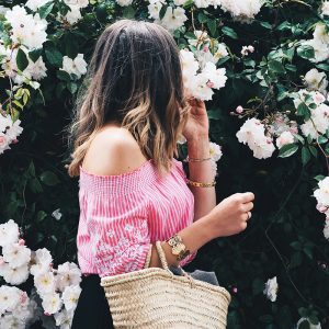 Pink Joules Bardot Top | The Elgin Avenue Blog