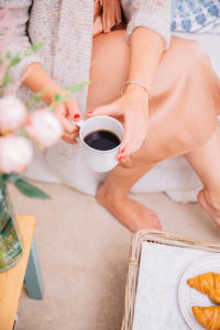 Beautiful Feminine Coffee Cup Lifestyle Photography | The Elgin Avenue