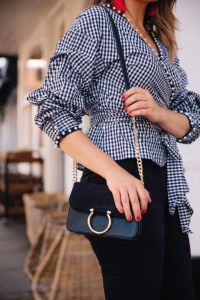 Gingham Top Outfit | Monica Beatrice Welburn | The Elgin Avenue Blog