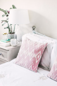 Feminine Bedroom With Pink Cushions | The Elgin Avenue Blog