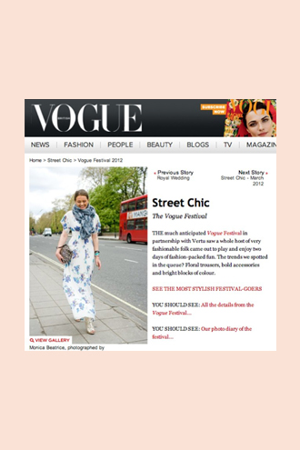 Vogue Street Style Monica Beatrice Welburn
