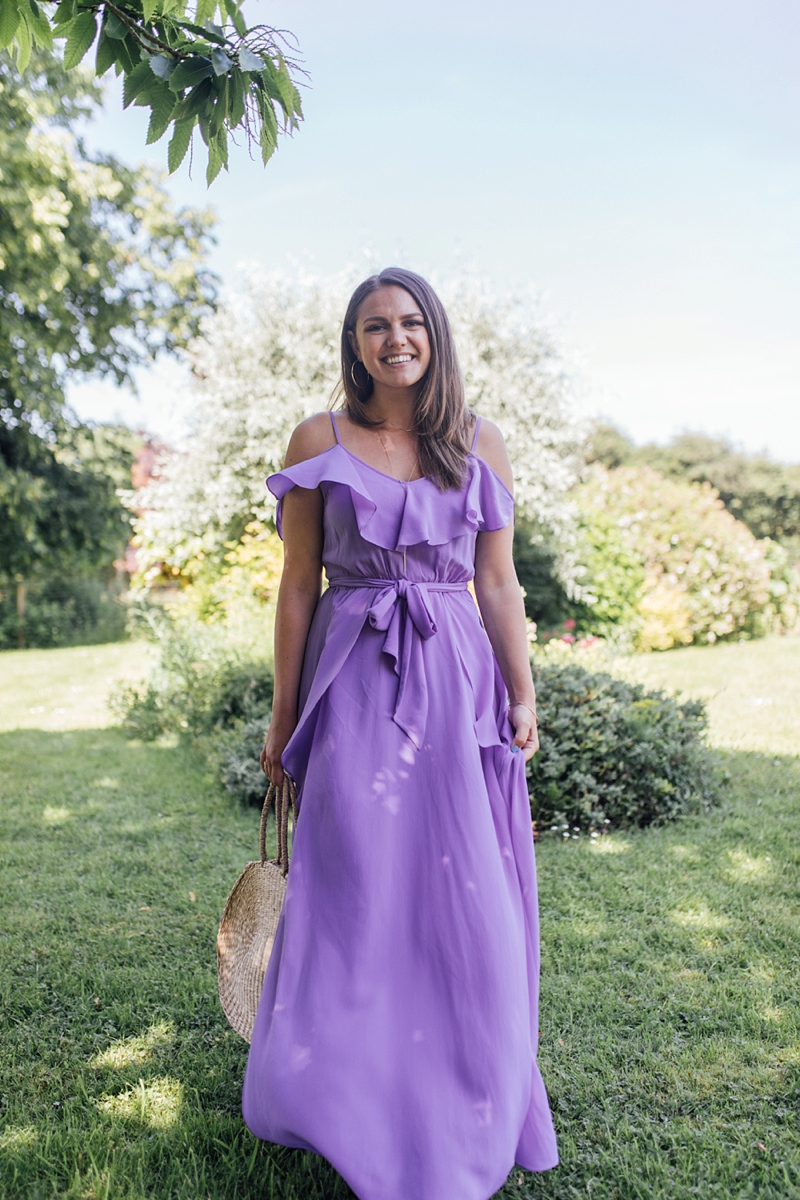 Purple Silk Maxidress | Monica Beatrice Welburn | The Elgin Avenue Blog
