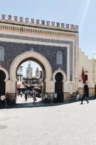Blue Entrance To Fes Medina | Fes Travel Guide The Elgin Avenue Blog
