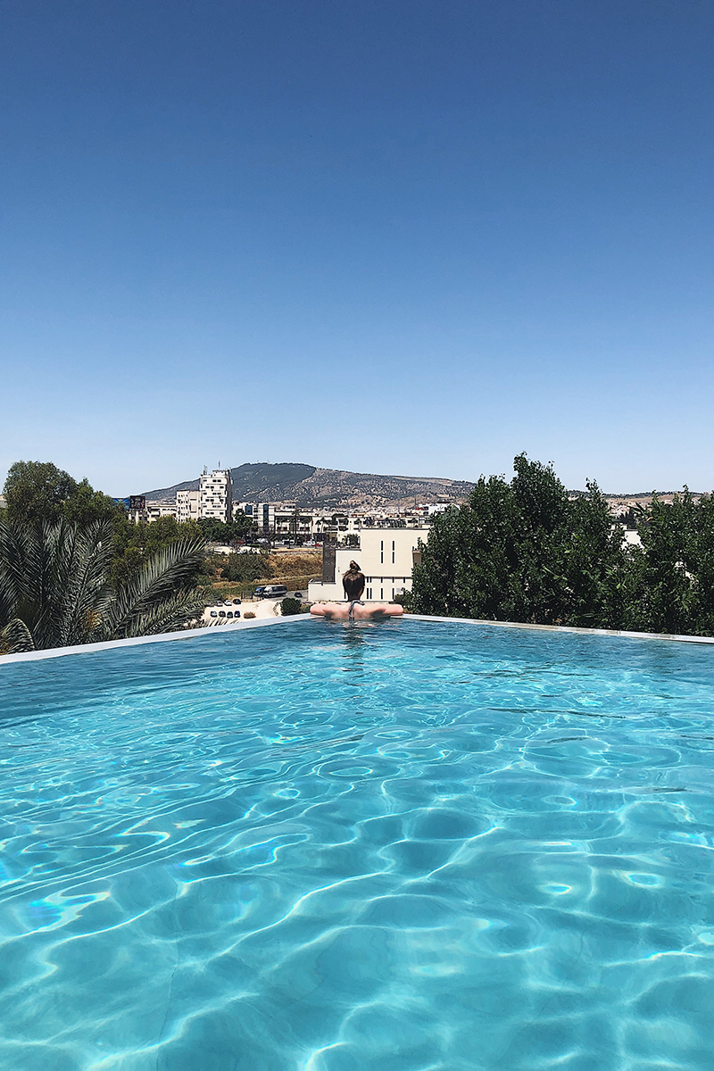 Hotel Sahrai Fes Morocco Infinity Pool | The Elgin Avenue Blog Fes Travel Guide