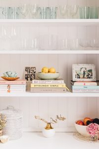 Styling Open Shelves - Light Bright Aesthetic | The Elgin Avenue Blog