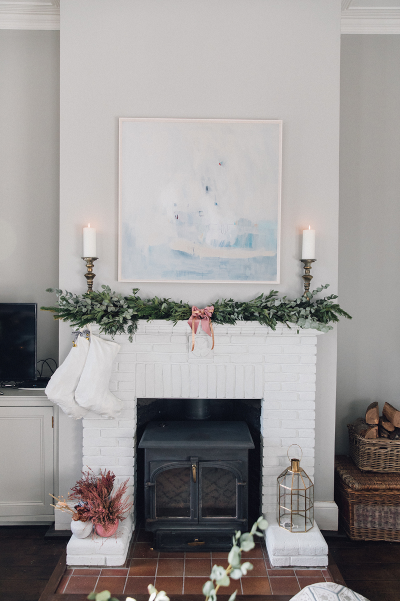 Bright Georgian Living Room Decorated for Christmas | The Elgin Avenue Blog