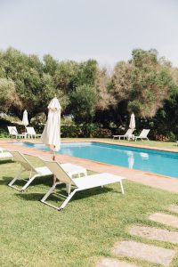 Swimming Pool Olive Garden Alcaufar Vell Wedding Venue Menorca | Monica Beatrice Welburn Wedding