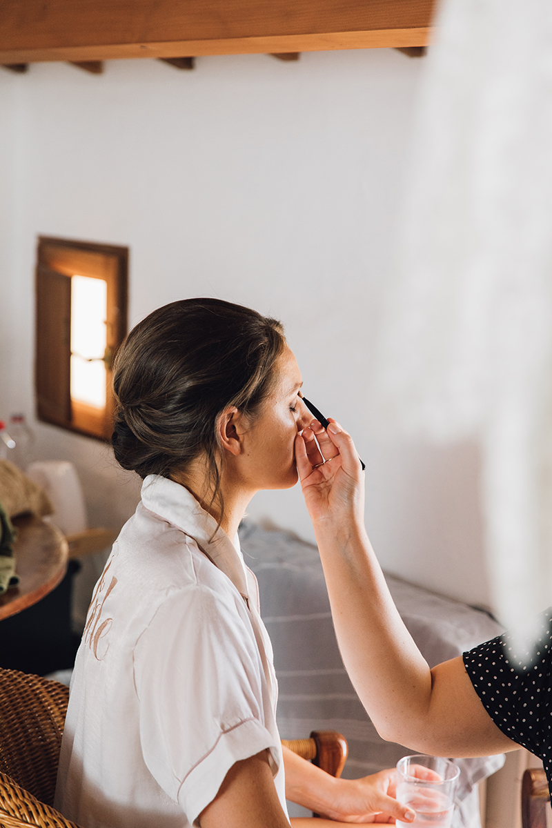 Bridal Makeup Routine | Monica Beatrice Welburn Wedding