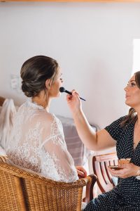 Charlotte Wood Makeup | Bridal Hair Up Chignon | Monica Beatrice Welburn Wedding Day