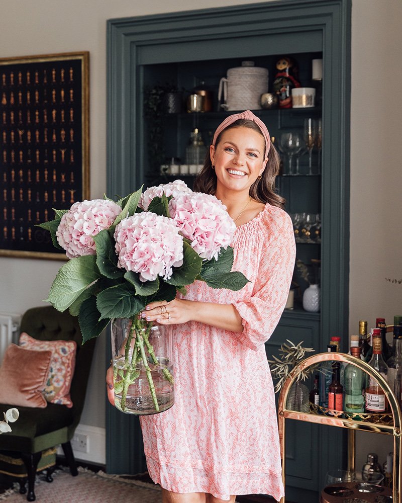 Large Pale Pink Hydrangeas | The Elgin Avenue Blog | Monica Beatrice Home