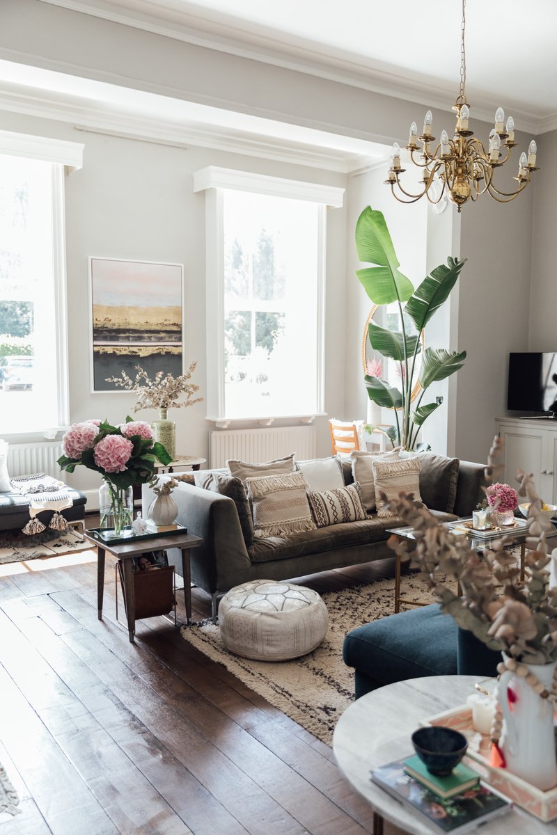 Pink Hydrangeas | Home Updates for Summer | The Elgin Avenue Blog | Monica Beatrice Home