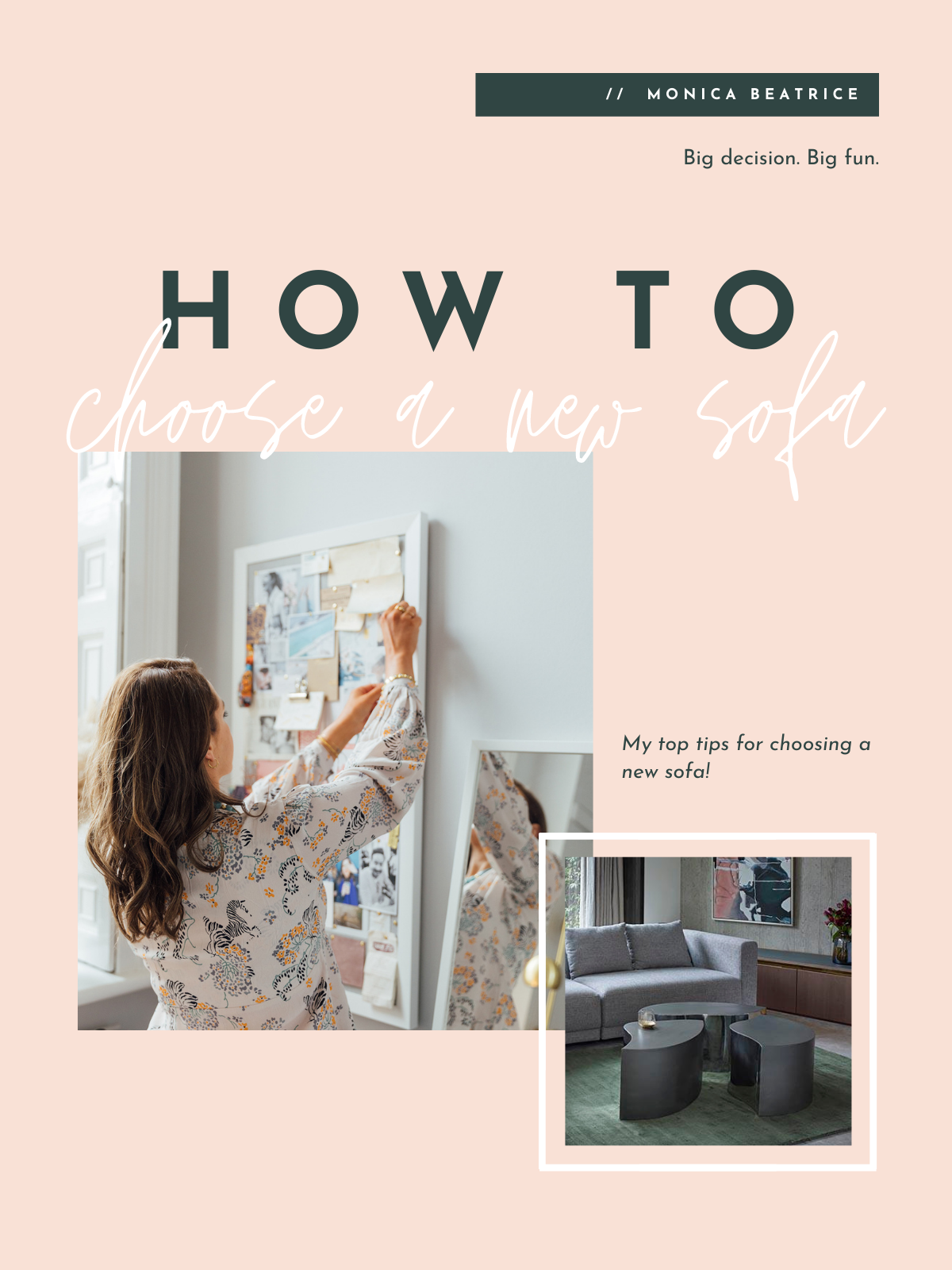 How To Choose A New Sofa | Monica Beatrice Blog