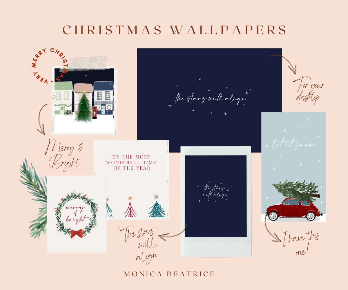 Christmas Wallpapers Monica Beatrice Blog