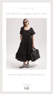 WAT The Brand Black Summer Dress | Monica Beatrice Blog
