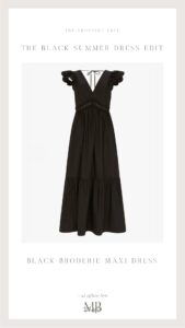 Mint Velvet Black Summer Dress | Monica Beatrice Blog