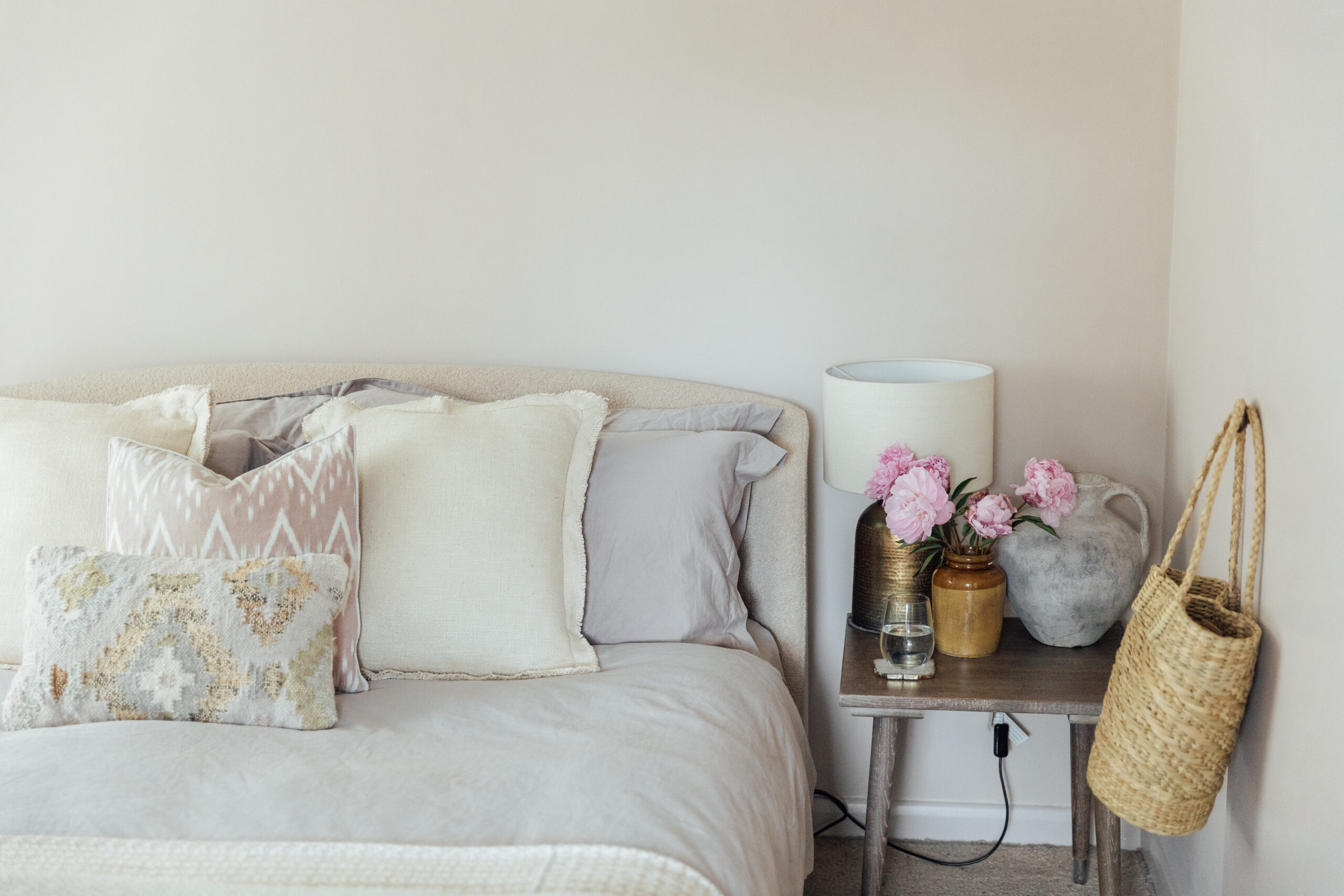 Calm Bedroom Colour Scheme | Monica Beatrice Blog and Home Tour